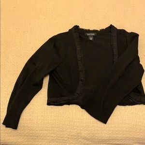 White House Black Market Black bolero shrug